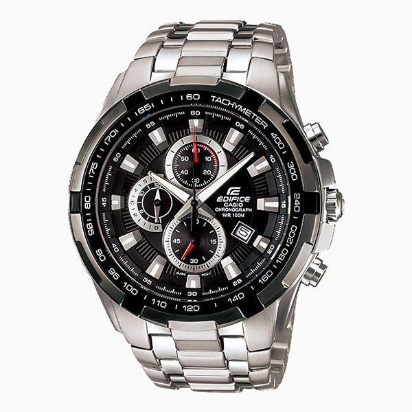 Casio Edifice Chronograph Black Dial Men's Watch-EF-539D-1AVDF (ED369)