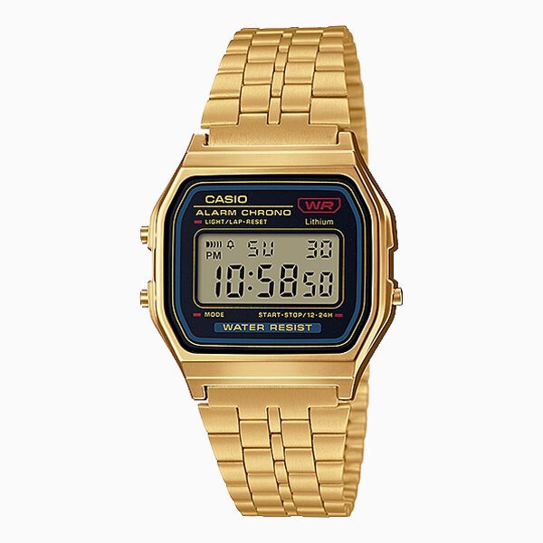 Casio Men's A159WGEA-1DF Stylish Gold Digital Watch