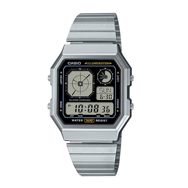 Casio Men's A159WGEA-1DF Stylish Gold Digital Watch