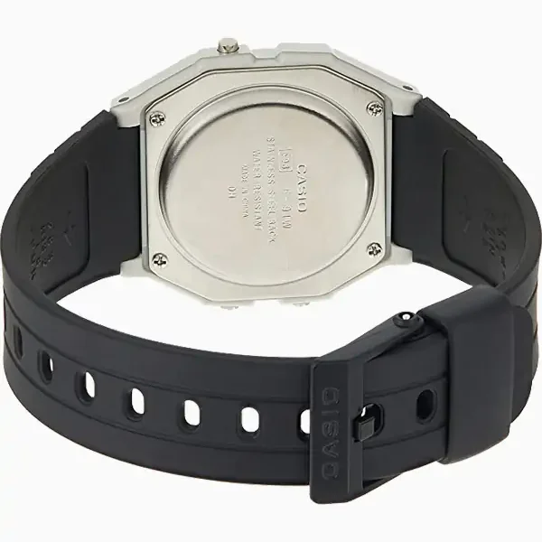 Casio Men's Classic F91WM-7A Silver Silicone Quartz Fashion Watch