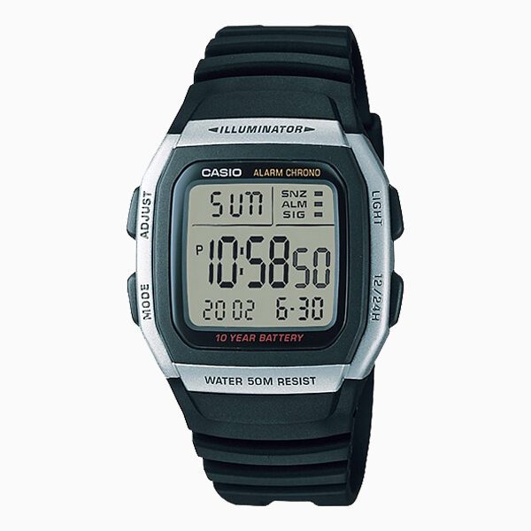 Casio Men's W96H-1AV Sport Watch with Black Band